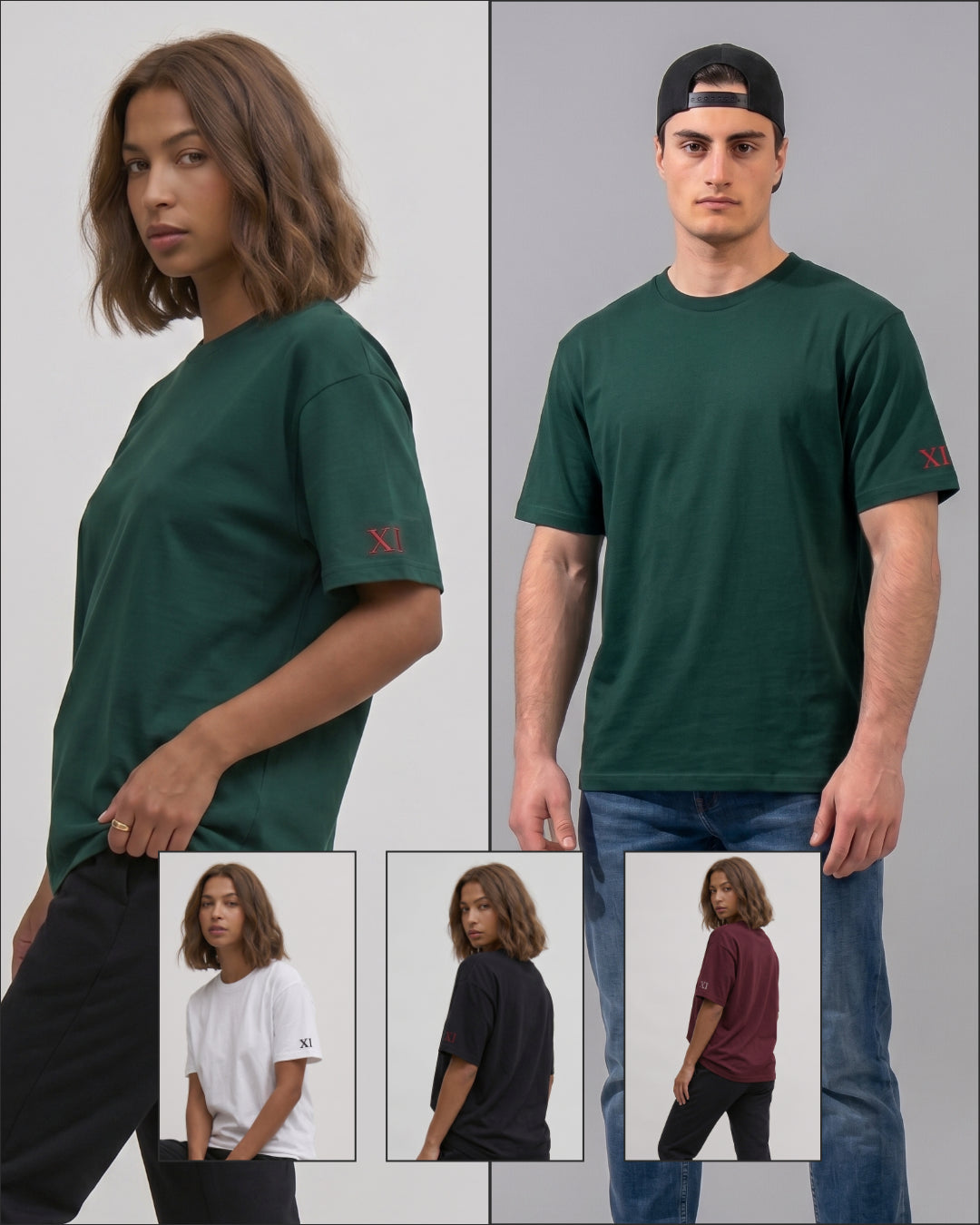 Nmberz The Daily premium heavyweight oversized streetwear t-shirt