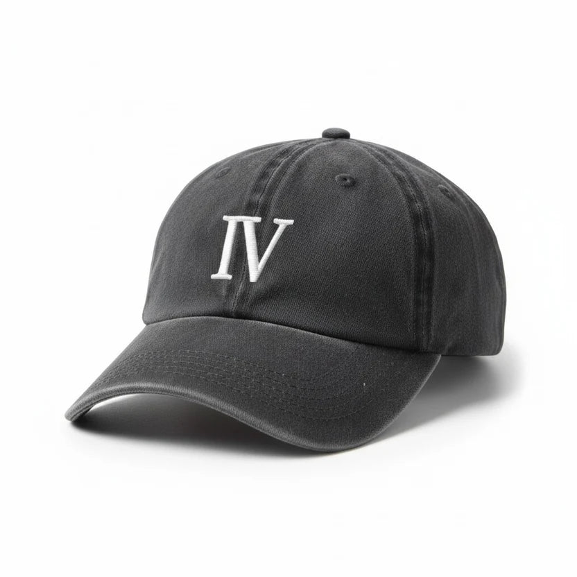 Nmberz The Roman premium washed dark grey streetwear cap