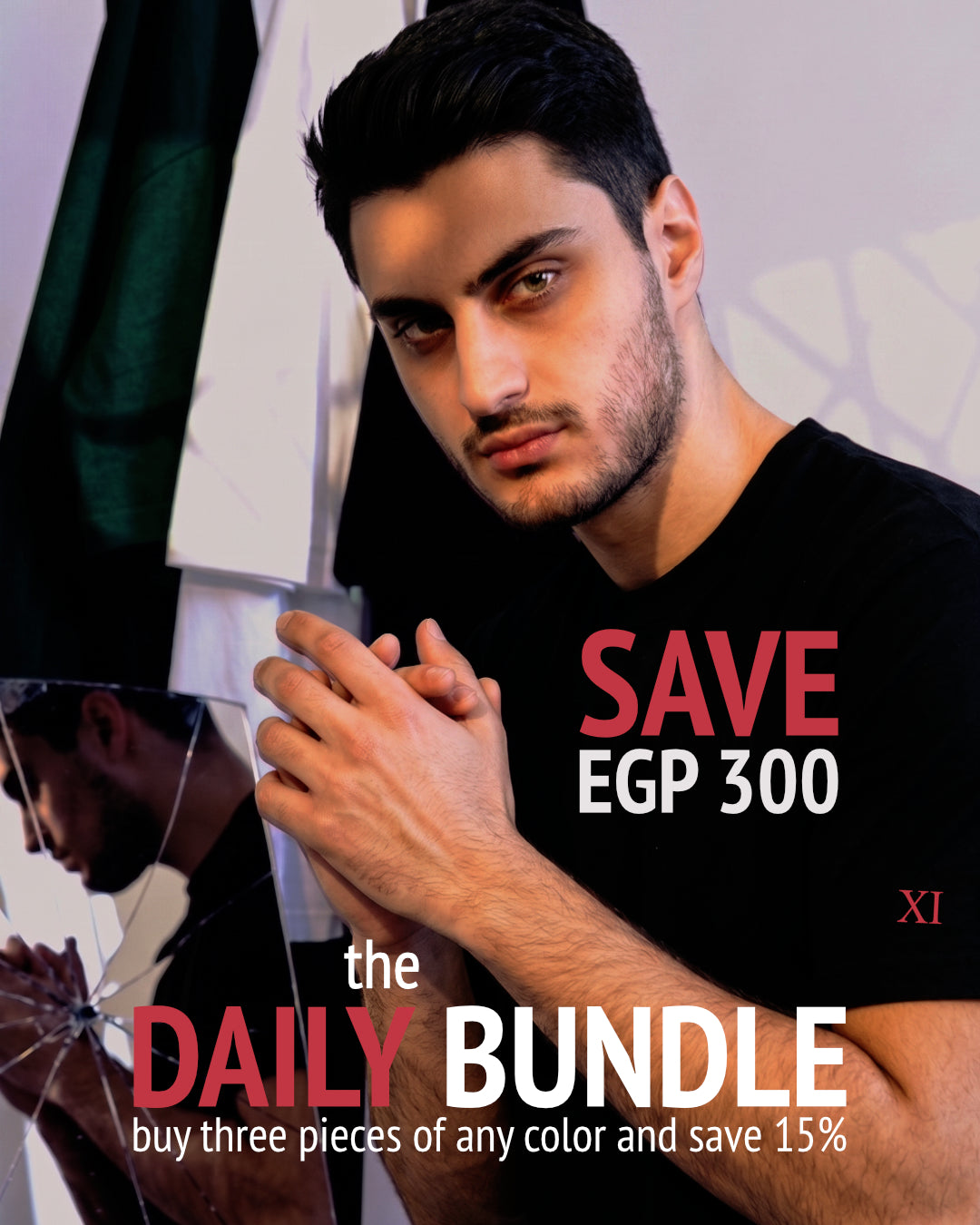 Nmberz The Daily Collection premium 3-tee streetwear bundle
