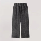 Nmberz The Ground premium washed dark grey streetwear sweatpants
